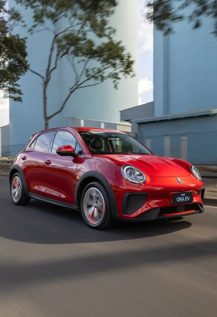 coches chinos pequeños, gwm ora rojo