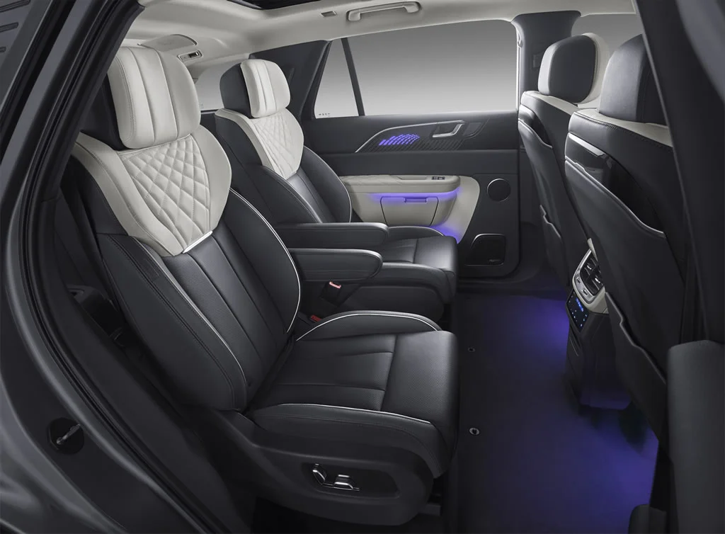 mejores coches chinos de alta gama, hongqi E-HS9 asientos
