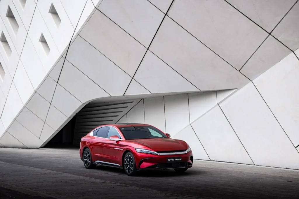 Coches eléctricos chinos con mejor autonomía, byd han