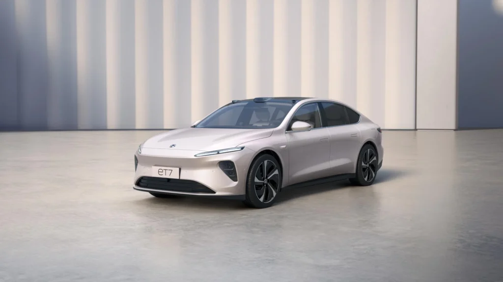 Coches eléctricos chinos con mejor autonomía, nio et7